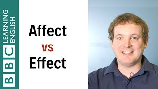 Affect vs Effect  English In A Minute [upl. by Eedolem]