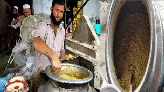 Mota chawal Pakistan street food  A very unique recipe  Charsadda walay chawal ghate roje [upl. by Ainek]