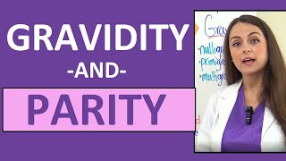 Gravidity and Parity Examples Maternity Nursing NCLEX Review Gravida amp Para [upl. by Hemphill]