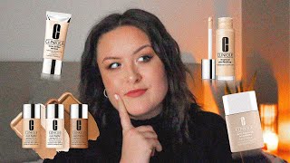 Trying EVERY Clinique Foundation  Review and Comparison [upl. by Mas]