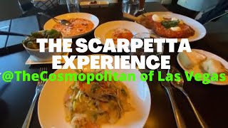 COSMOPOLITAN  LAS VEGAS  OUR SCARPETTA DINNER REVIEW [upl. by Surtimed204]