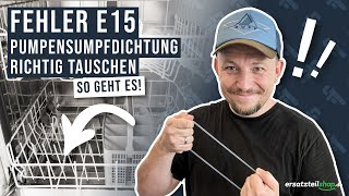 Pumpensumpfdichtung tauschen Geschirrspüler  so geht es [upl. by Rushing209]