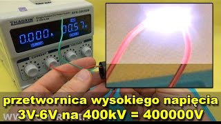 Moduł przetwornicy wysokiego napięcia 400kV [upl. by Alliuqaj]