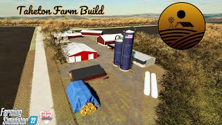 TAHETON COUNTY FARM BUILD  FS22 [upl. by Hilly]