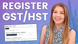 How to Register for GSTHST in Canada for Your Small Business [upl. by Horick788]