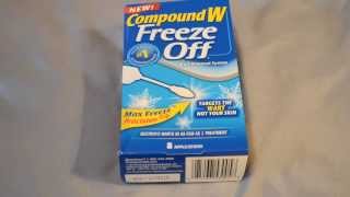 Compound W Freeze Off  Wart Remover Review [upl. by Beverly]