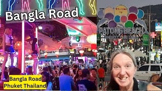 Bangla Road Patong Walking Tour  Phuket nightlife  Things to do in Phuket Thailand [upl. by Analra]