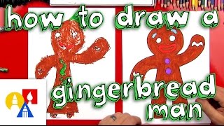 How To Draw A Gingerbread Man or Woman [upl. by Avon]