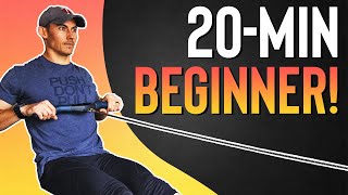 20 Minute Beginner Rowing Workout  Mindset Focus and Control Learn to Row [upl. by Modnar921]