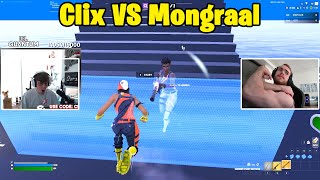 Clix VS Mongraal 1v1 TOXIC Buildfights [upl. by Nadruoj]