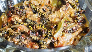 JAI PREPARE LA MEILLEURE RECETTE DE CHENILLE quotMBINZOquot CUISINE CONGOLAISE amp AFRICAINE [upl. by Wetzell]