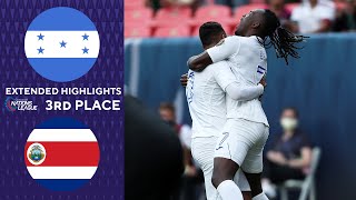 Honduras vs Costa Rica Extended Highlights  3rd Place Match  CBS Sports Golazo [upl. by Oakes]