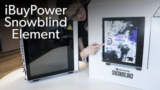 Exploring the iBuyPower Snowblind Element case [upl. by Nahama]