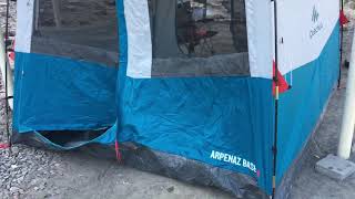 ARPENAZ BASE M from Quechua Camping SetUp and quick review [upl. by Zetneuq]