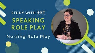 OET Speaking Role Play  Nursing FULL SUBTEST [upl. by Huckaby]