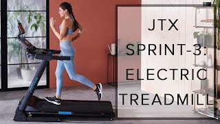 JTX SPRINT3 ELECTRIC TREADMILL  FROM JTX FITNESS [upl. by Cherri]