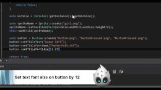 Cocos2d x Tutorial Button [upl. by Elimay]