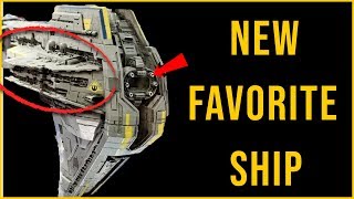 Made from Star Destroyers  COMPLETE BREAKDOWN of the Best New Canon Ship  Starhawkclass [upl. by Nosittam857]