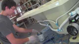 Whirlpool bath plumbing tutorial [upl. by Attesoj]