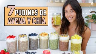 7 AVENAS REPOSADAS CON CHÍA para Desayuno😋Saludable y Fácil [upl. by Sherborn141]