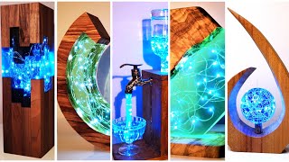 5 Most Amazing Epoxy Resin Lamps  Resin Art [upl. by Ydoc]