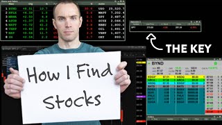 How I Find Stocks to Trade Day Trader Strategy [upl. by Aillij]