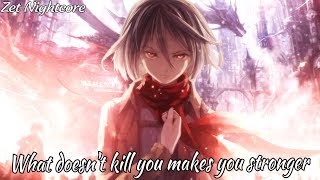 Nightcore  Stronger What Doesnt Kill You [upl. by Eeroc420]