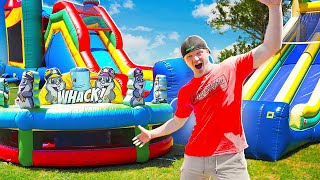 LAST To Leave The BOUNCY HOUSE Challenge [upl. by Ede]