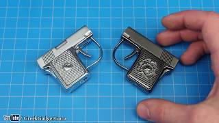 TOP 10 Pistol Lighters RARE and UNUSUAL [upl. by Yddur]