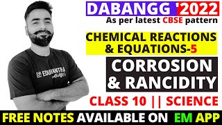 CORROSION amp RANCIDITY  CLASS 10 CHEMISTRY CHAPTER 1 PART 5  CHEMICAL REACTION AND EQUATION [upl. by Ellehcil]