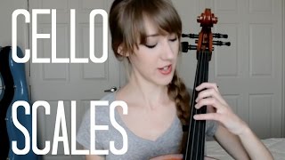 C G and D Major Scales On the Cello  How To Music  Sarah Joy [upl. by Princess]