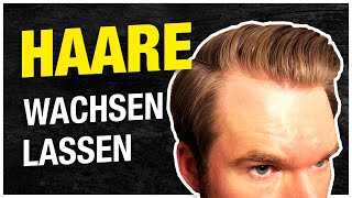 Haare WACHSEN lassen  ÜBERGANGSFRISUR für Männer  Haarstyling [upl. by Merta984]