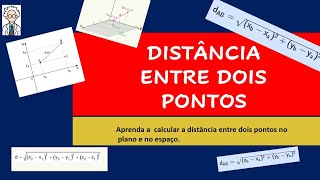 DISTÂNCIA ENTRE DOIS PONTOS Plano e Espaço 10ºano [upl. by Orlan806]