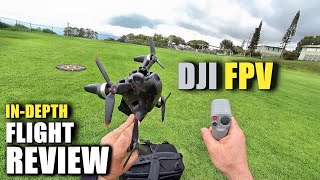 DJI FPV Drone Flight Test Review IN DEPTH  Motion Control amp Fly More Kit How Does It REALLY Work [upl. by Hannover]