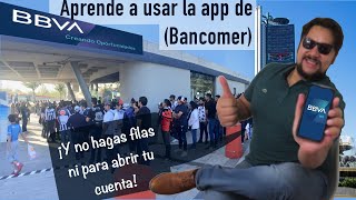 Cómo registrarte y usar la App móvil de BBVA México  TUTORIAL PASO A PASO [upl. by Valenka]