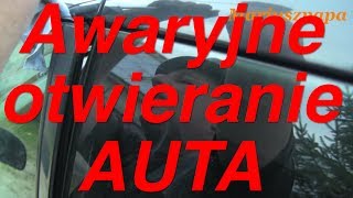 Jak otworzyć auto bez kluczyków  How to open a car without key [upl. by Leal787]