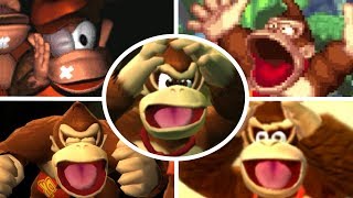 Evolution of Donkey Kong Deaths and Game Over Screens 19942018 [upl. by Akinek725]