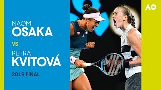 Naomi Osaka vs Petra Kvitova Full Match  Australian Open 2019 Final [upl. by Killion]