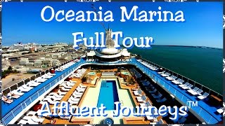 Oceania Marina Full Tour in 1080p [upl. by Pantheas]