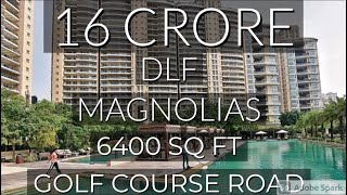 DLF MAGNOLIAS  6400 SQ FT  GOLF COURSE ROAD  GURGAON viral video [upl. by Torrie]