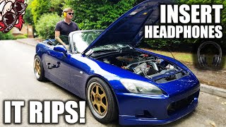 🐒 THIS SUPERCHARGED HONDA S2000 WILL BLOW YOUR MIND AND EARS [upl. by Vernita]