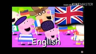 Peppa Pig Peace And Harmony Song in 9 languages [upl. by Ymot566]