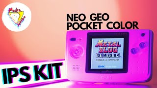 New IPS Kit for the Neo Geo Pocket Color FULL SIZE  Install Tutorial and Review  Retro Renew [upl. by Gibbeon942]