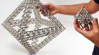 Giant Magnet Octahedron  Magnetic Games [upl. by Haleak]