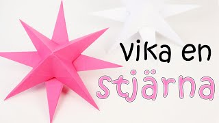 Vika en stjärna  JULPYSSEL MED PAPPER [upl. by Feldt314]