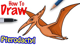 How to Draw a Pterodactyl [upl. by Dustan]