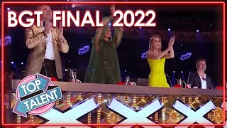 ALL 2022 BRITAINS GOT TALENT FINAL PERFORMANCES  Top Talent [upl. by Yuri]