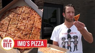 Barstool Pizza Review  Imos Pizza St Louis [upl. by Marsland803]