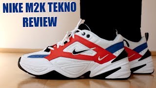 NIKE M2K TEKNO REVIEW  ON FEET amp SIZING MENS ORANGE [upl. by Hike]