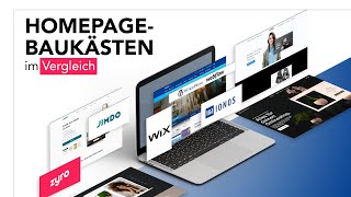 HomepageBaukästen im Vergleich Jimdo Wix SquareSpace 1amp1 IONOS Zyro amp Co TutorialReview [upl. by Baird639]